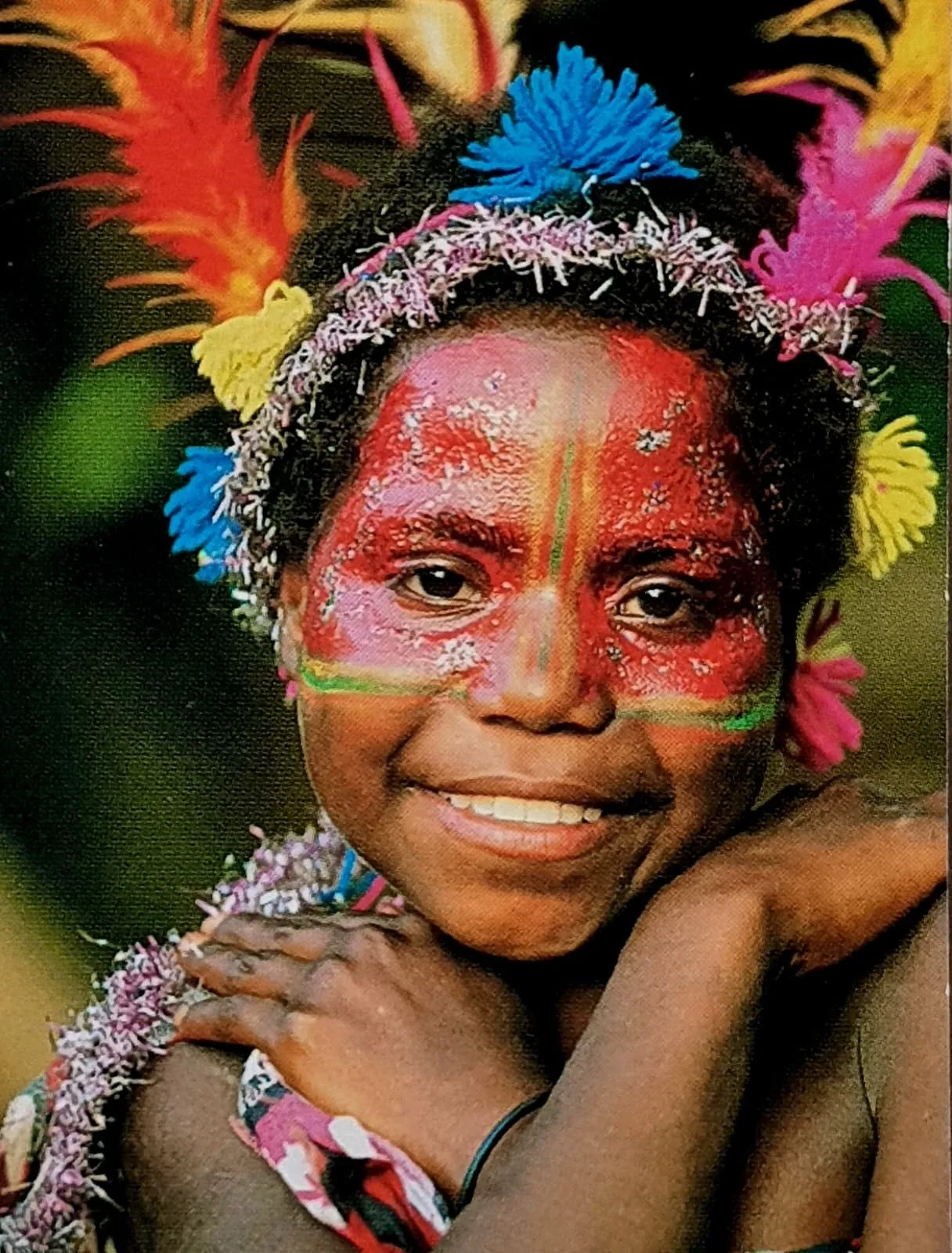 A child from one of the island communities Rebecca sources from